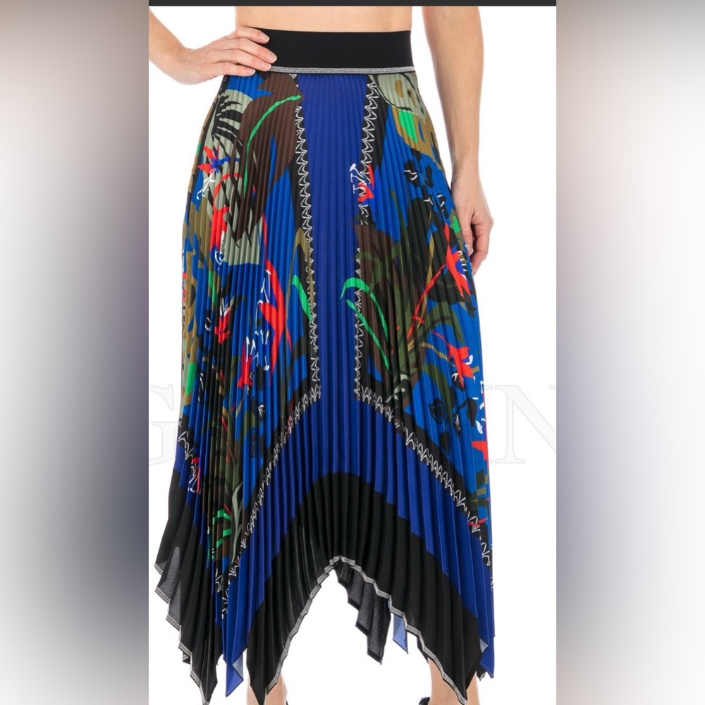 Beatrice Pleated Midi Skirt